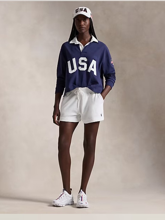 Polo Ralph Lauren Pants - NWT Polo Ralph Lauren United States Olympic Team Terry Cloth Shorts- Size L